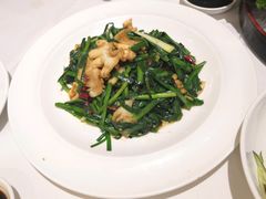 韭菜爆炒墨鱼仔-万龙洲海鲜(大兴绿地缤纷城店)