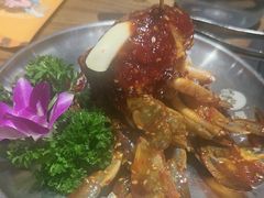 -明洞阿姨·韩式酱蟹烤肉·创意料理(三元桥店)