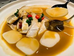 野生鲳鱼煮年糕-木守西溪溪隐餐厅