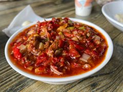 -歹歹的加个面过油肉拌面