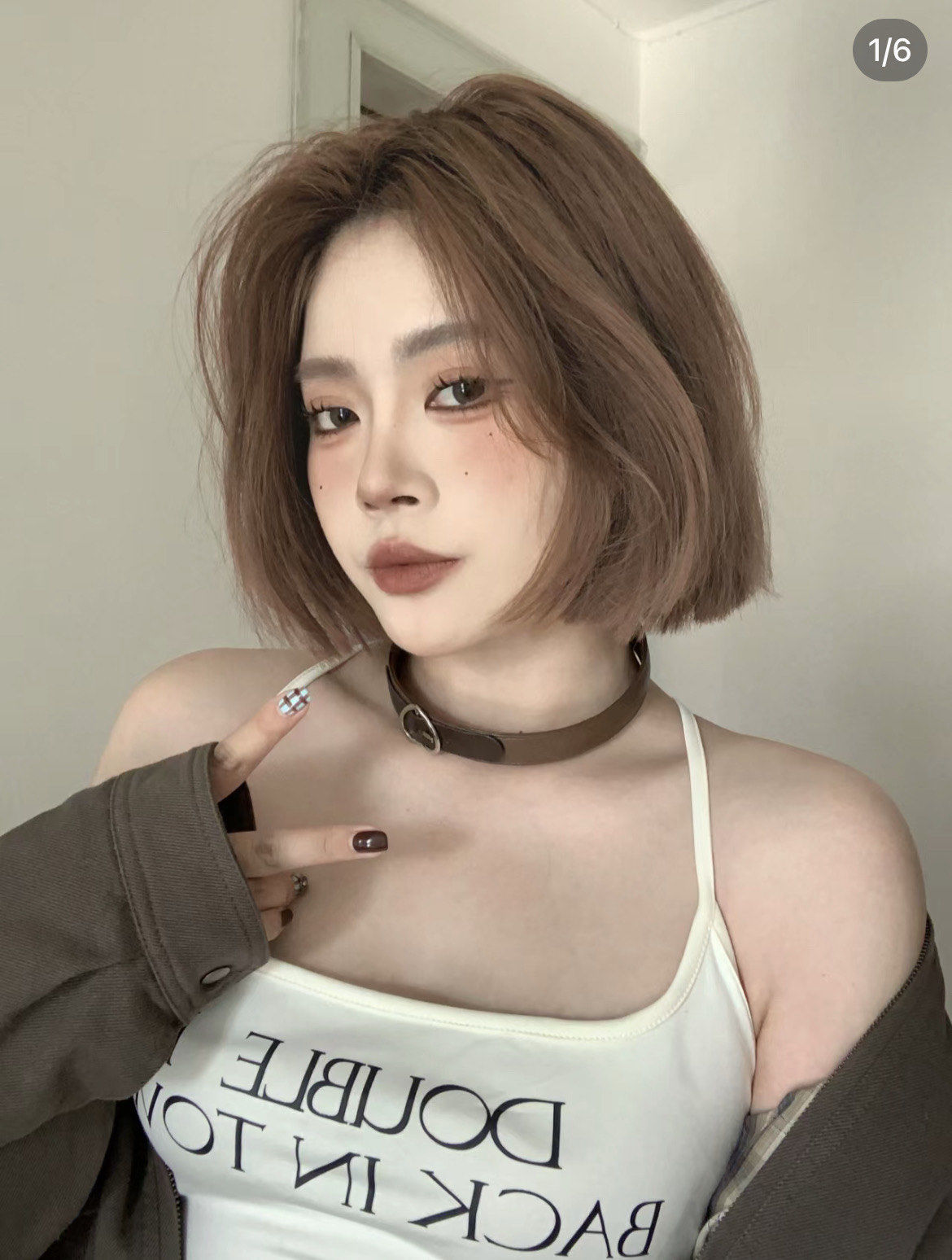 简单又好看的发型 #显白的头发颜色推荐 #超显白潮流发色 #质感显白