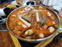-辛明堂洞韩式芝士年糕火锅(万达店)
