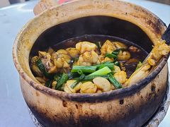 姜葱田鸡-长城砂煲田鸡粥