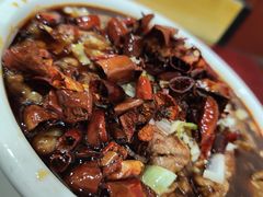 水煮牛肉-北大地皖峰饭馆
