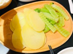 土豆青笋拼盘-探鱼·鲜青椒爽麻烤鱼(北京路天河城店)