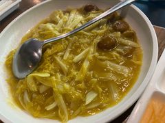 鸡汁栗子扒白菜-小大董·烤鸭(王府井apm店)