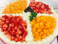 榴莲芒果千层蛋糕-艾加柒克蛋糕茶歇甜品台(春熙路店)