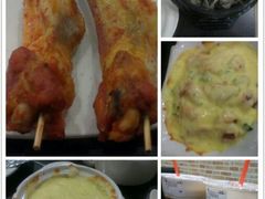 鸡翅，土豆泥，芝士锔饭，蘑菇汤，拌饭-蘑菇餐厅(马台街店)