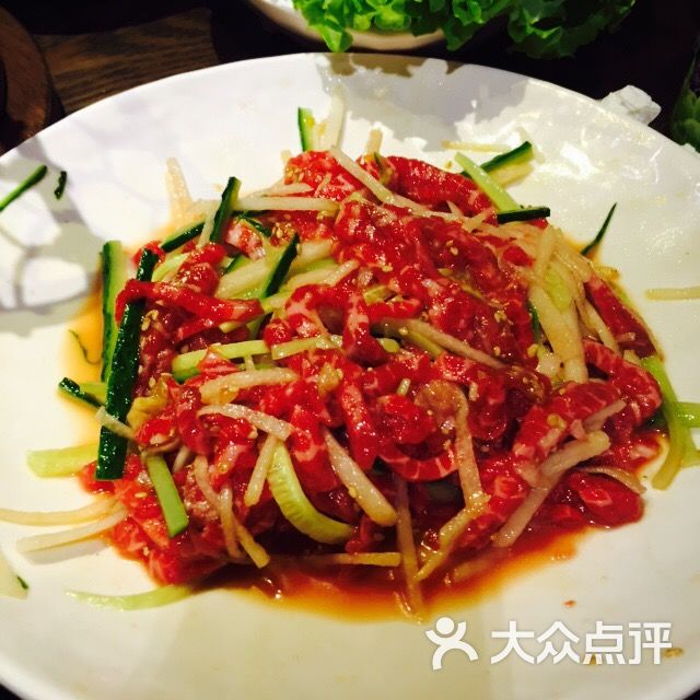 火炉工匠·烤肉(蓝色港湾店)生拌牛肉图片 - 第1张