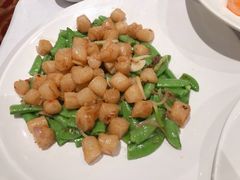 鲜贝炒甜豆-上海1号私藏菜(静安店)