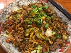 牛肉鸡场炒面-跃跃鸡肠面(人民北路店)