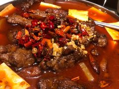 水煮牛排-小船渔村•大连菜•大连焖鱼(黄河路店)