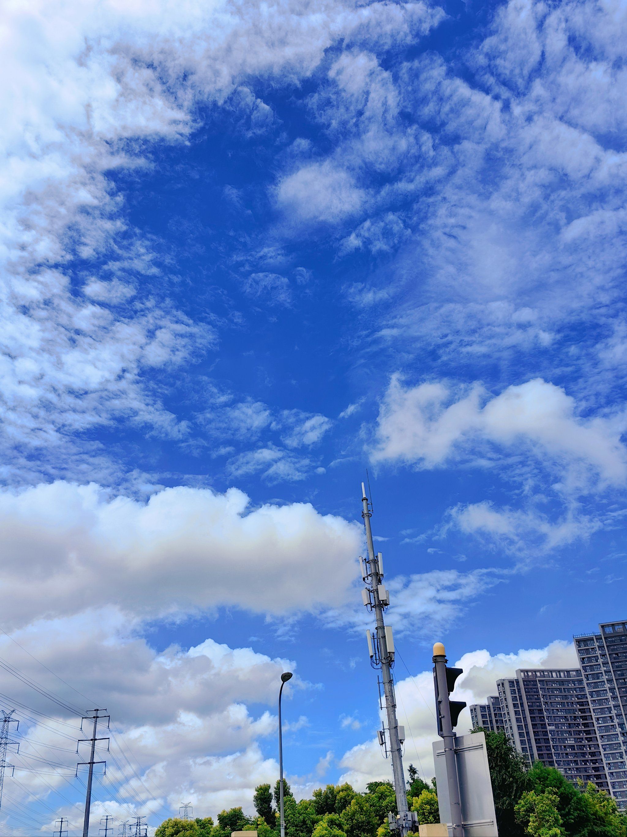 最近上海的天空好看的有点过分