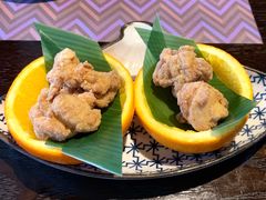 日本特色炸鸡配橙篮-羽山料理