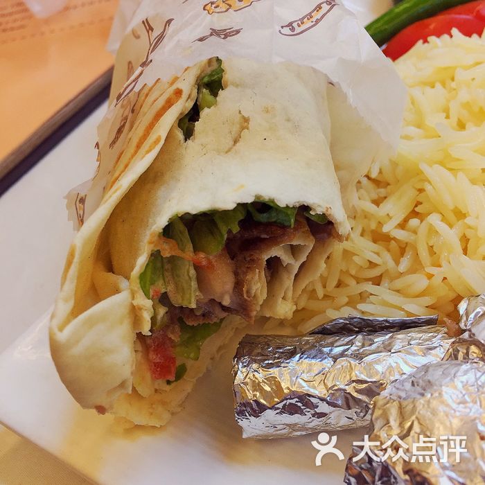 沙漠玫瑰土耳其餐厅土耳其烤肉卷图片-北京中东菜-大众点评网