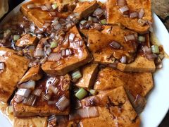 酱油炒豆腐-闻道食府烙饼卷带鱼(原车耳营店原大觉寺店)