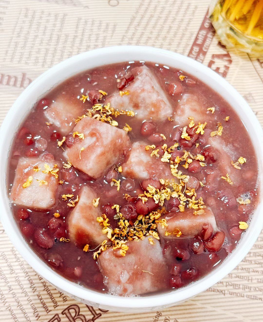 女生必喝|芋泥红豆沙🫘