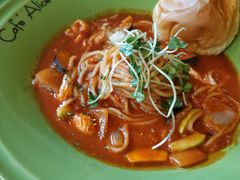 西红柿辣鸡意大利面-Cafe Alice咖啡爱丽丝(奥城店)