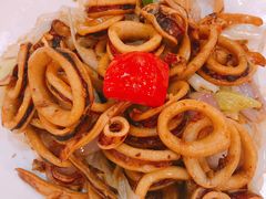 香煎鱿鱼筒-七叔家宴家常广西菜(明秀东路店)