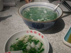 荠菜黄鱼羹-三玛璐酒楼(汉口路店)