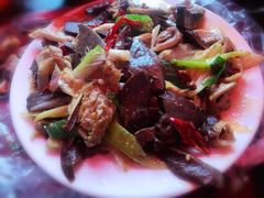 爆炒羊杂-宝翔羊汤馆
