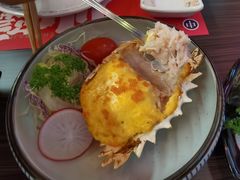 黄金海胆蟹壳烧-仙隐小鹿中華の日料(荣民龙首广场店)