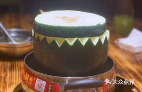 Lobster Chicken Winter Melon Soup in Bowl