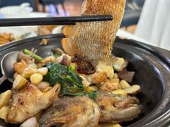 砂锅焗鲈鱼-怀德酒楼·粤菜·海鲜·茶点(宝安国际机场店)