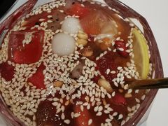 玫瑰红糖冰粉-黔派·贵州烙锅烤肉·米粉(车公庙店)