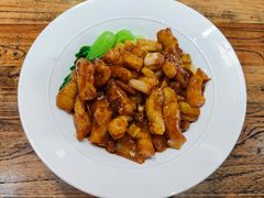 葱烧蹄筋-山海菜馆·海肠捞饭·青岛菜(栈桥店)