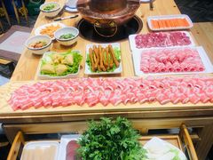 鲜鸭血-梧桐院鲜羊铜锅涮肉(西虹市大院店)