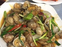 姜葱炒花甲-皓景海鲜·地标美食(双月湾店)
