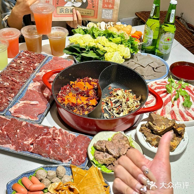 感谢南京网友！终于吃上牛排火锅了