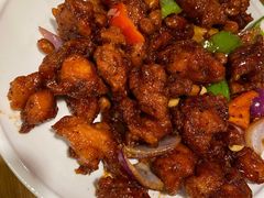 椒香虾仁爆鸡球-陈傻子餐厅(世纪都会店)