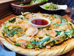 海鲜饼-弘益铭家九炙社韩国烤肉料理(尚美店)