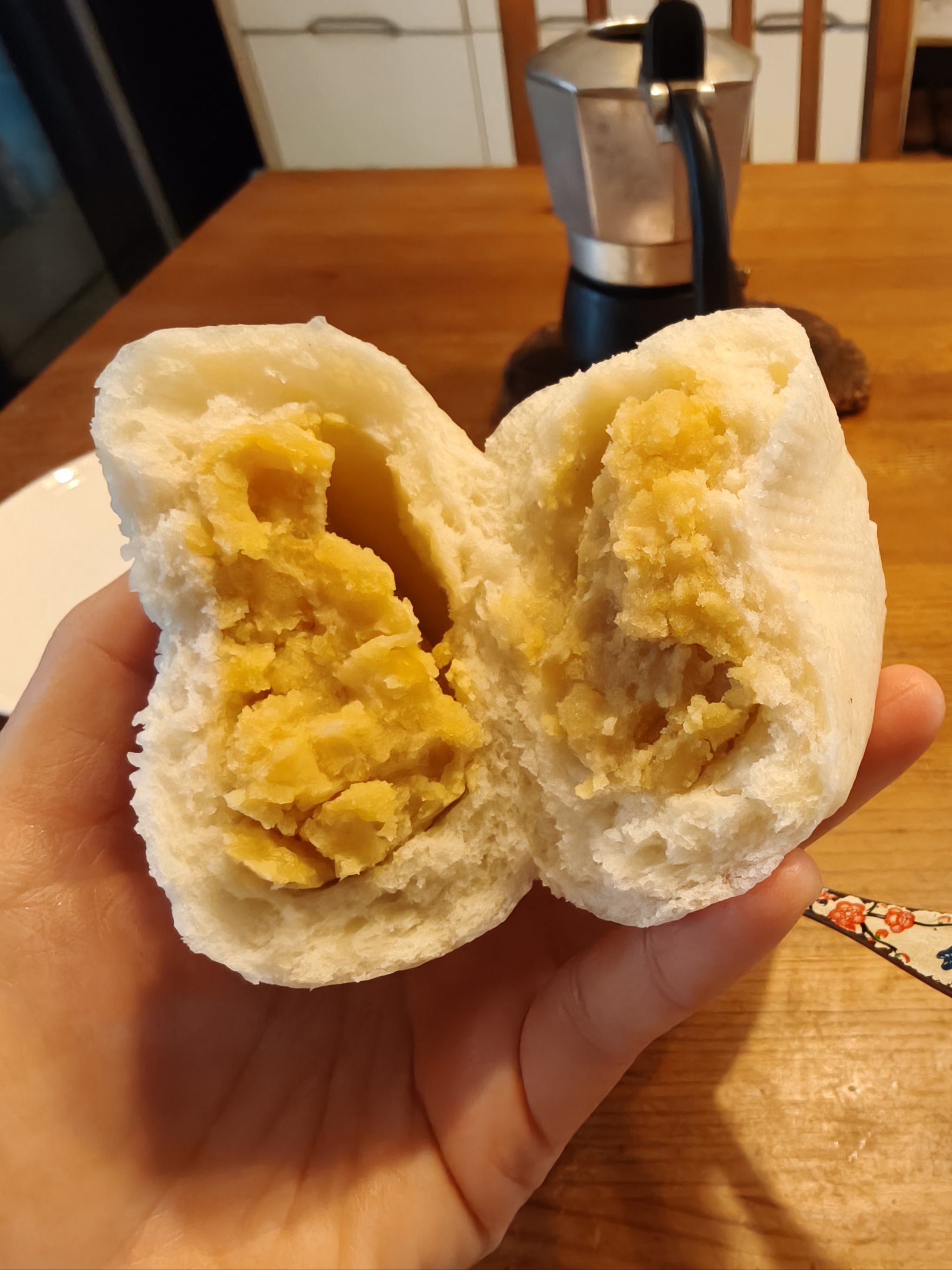北方豆馅馒头