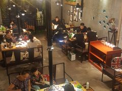 大堂-极简·炭火烤肉主题餐厅·龙虾烧烤·烤羊排(宝龙店)