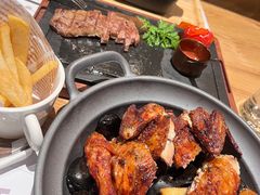 香茅蜜汁味烤美国春鸡-原石牛扒·约会餐厅(龙城万科里店)