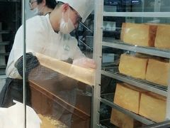 面包甜点陈列柜-爸爸糖吐司面包(南京奥体店)