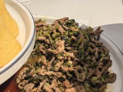 雪菜牛肉丝-食光慢宴·安吉土菜馆