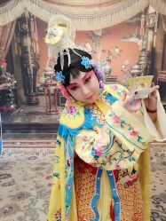 -后宫·古装汉服京剧儿童亲子全家福摄影