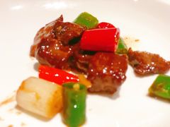 杭椒蒜片炒澳洲M9牛肉-Yan Ting 宴庭中餐厅(上海静安瑞吉酒店)