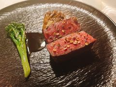 安格斯牛排配灰树花-三嚥阁 La Villa Restaurant