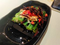 凉拌秋葵-聚味瞿记·龙虾堂(望城店)