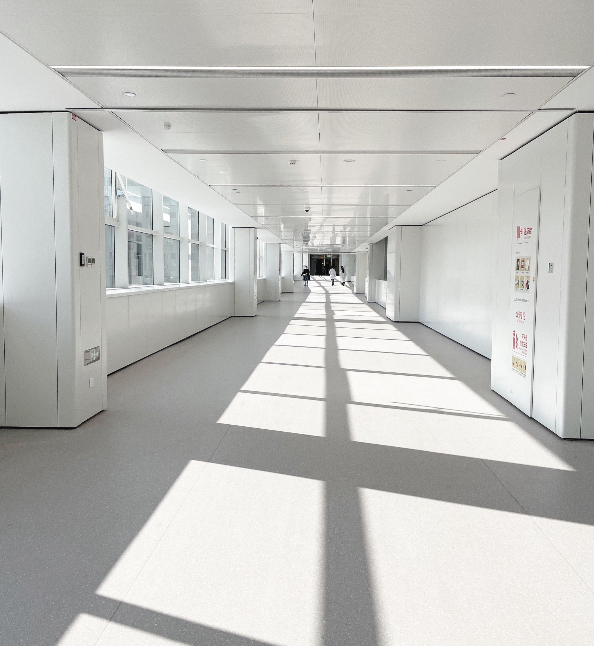 回龙观积水潭医院绝美连廊