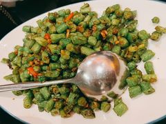 榄菜肉松炒四季豆-金翠河烧鹅餐厅(北城天街店)