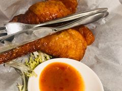 鲜虾胶酿脆皮鸡翅-港丽餐厅(杭大店)