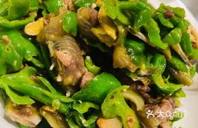 Stir-fried Turtle with Green Pepper