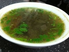 鸡鸭血汤（有香菜版）-大龙汤包