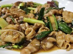 大蒜炒鱼泡-红灯笼龙凤饭店(宁波老字号店)